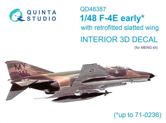 1/48 McDonnell F-4E Phantom early with slatted wing for Meng