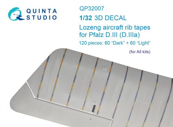 1/32 Lozeng rib tapes for Pfalz DIII-DIIIa