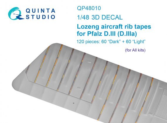 1/48 Lozeng rib tapes for Pfalz DIII-DIIIa
