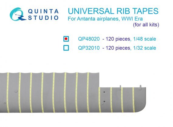 1/48 Universal rib tapes for Antanta. WWI, Post-WWI Era