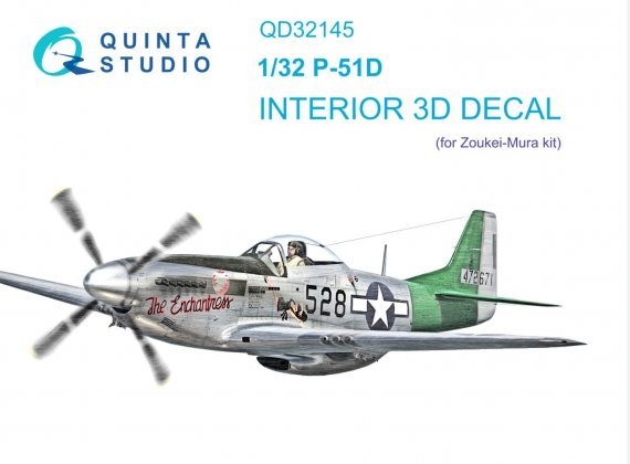 1/32 P-51D Mustang Interior for Zoukei-Mura SWS