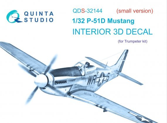 1/32 P-51D Mustang Interior Small version for Trumpeter
