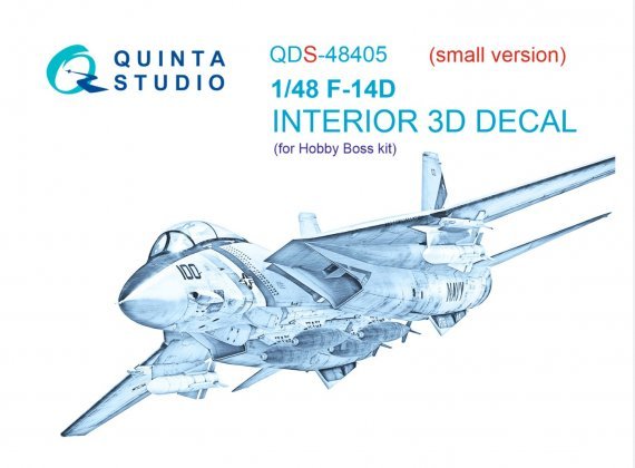 1/48 F-14D Interior for Hobby Boss Small version