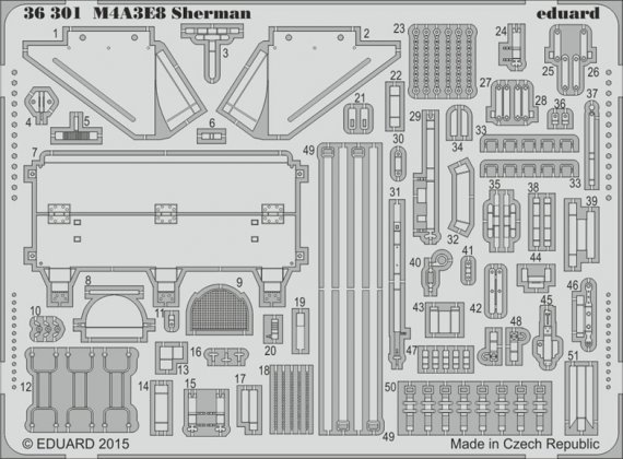 1/35 M4A3E8 Sherman 'Easy Eight' (for Tamiya)