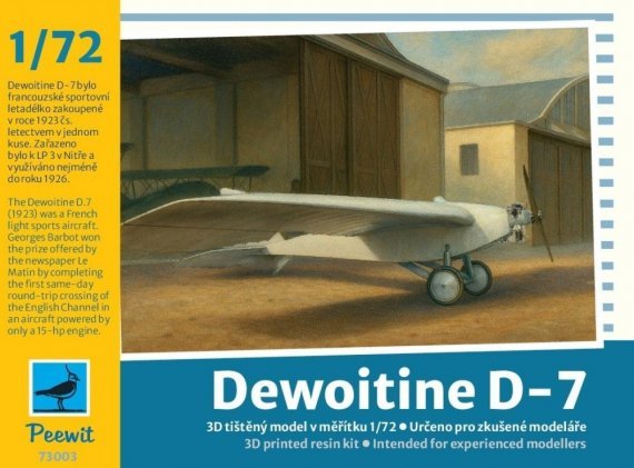 1/72 Dewoitine D-7 resin kit