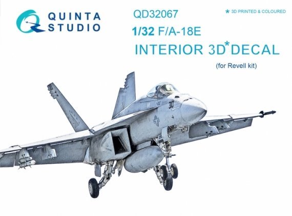 1/32 Boeing F/A-18E Hornet coloured Interior