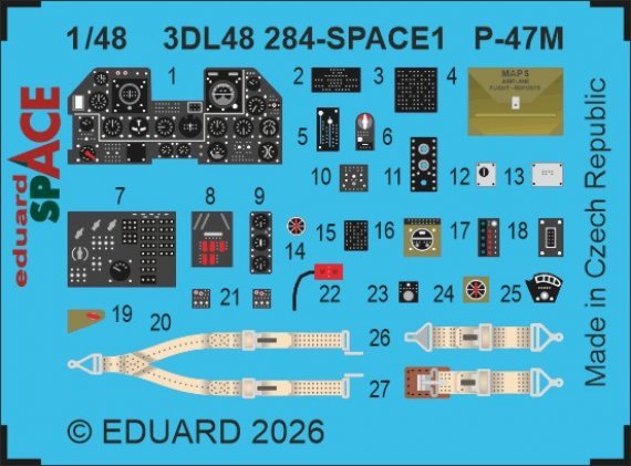 Eduard 1/48 P-47M pour Tamiya