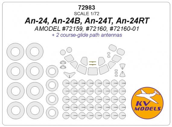 1/72 An-24 / An-24T masks