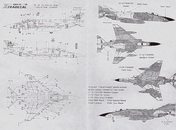 1/32 RF-4C Phantom 10 TRW Alconbury 1986