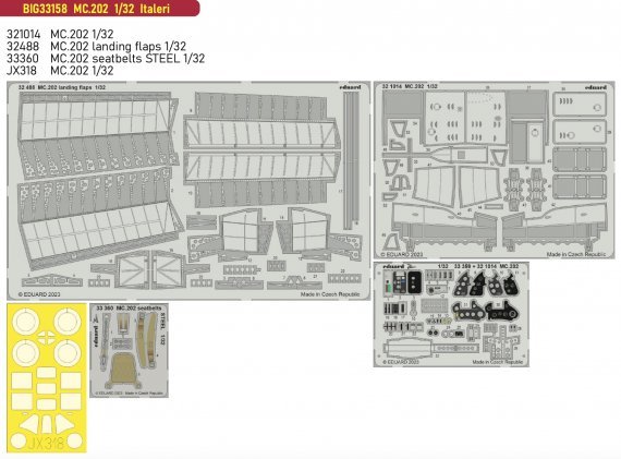 1/32 MC.202 for Italeri BigEd Set