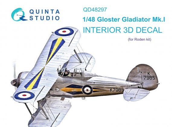 1/48 Gl.Gladiator MKI 3D-Print & color Interior