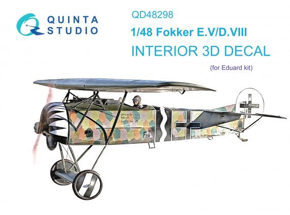 1/48 Fokker E.V-D.VIII for Eduard