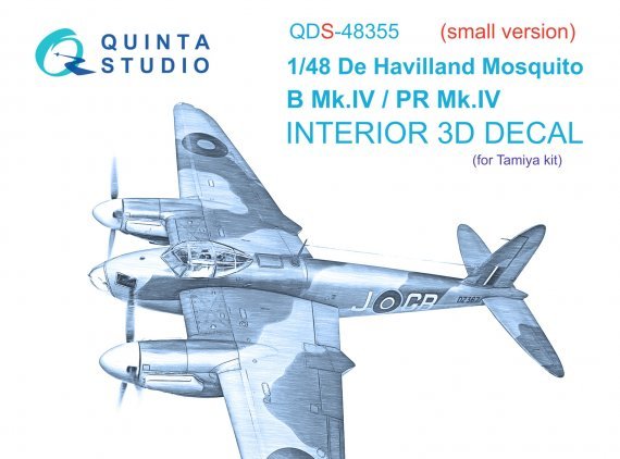 1/48 DH Mosquito B Mk.IV/PR Mk.IV SMALL