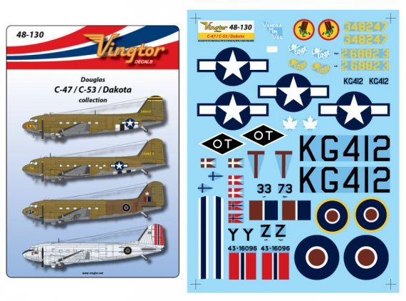 1/48 Douglas C-47/C-53 Dakota collection