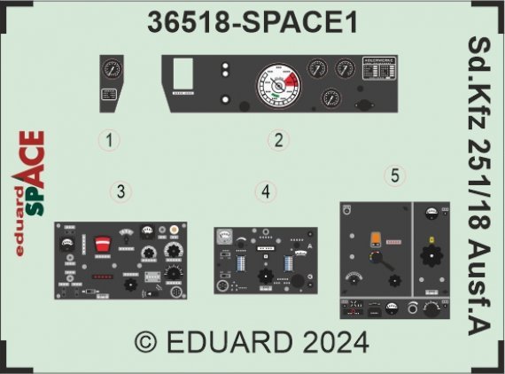 1/35 SET Sd.Kfz. 251/18 Ausf. A for ICM