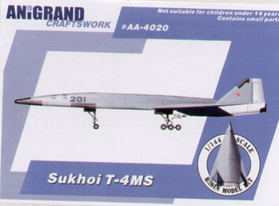 Anigrand 1/144 Sukhoi T-4MS + Bonus MiG Ferret