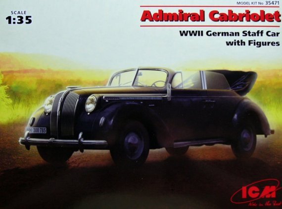 1/35 Admiral Cabriolet German Staff Car WWII