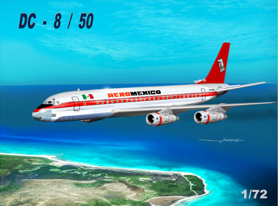 1/72 Douglas DC-8-50 AeroMexico