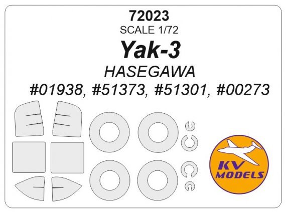 1/72 Yakovlev Yak-3 + wheels masks