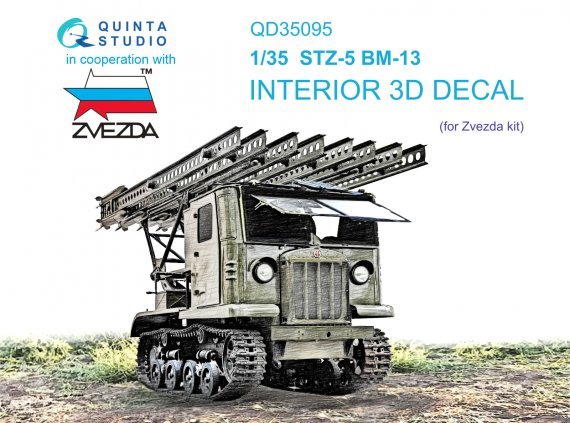 1/35 STZ-5 BM-13 3D-Print & color Interior