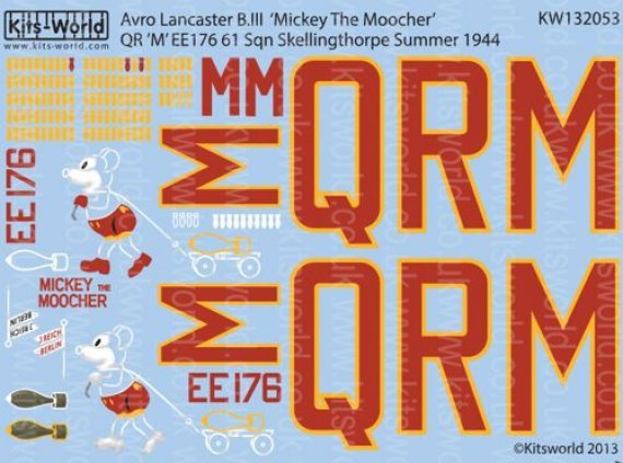 Kits-World 1/32 Avro Lancaster B.I/III Mickey The Moocher