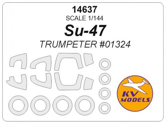 1/144 Su-47 masks for Trumpeter