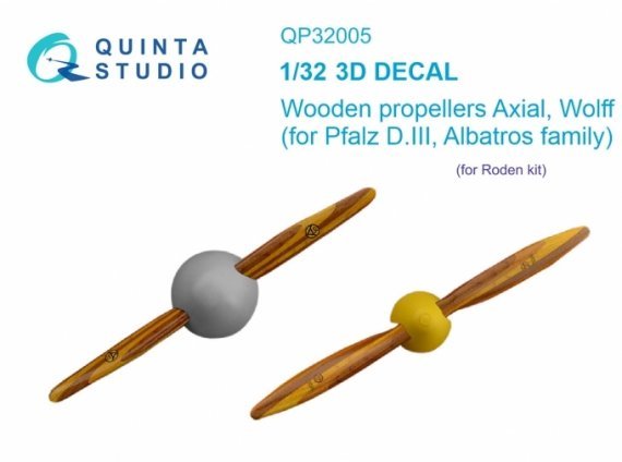 1/32 Wooden propellers Axial Wolff