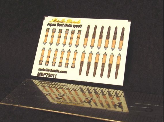 1/72 Japan seat belts WWII type 3