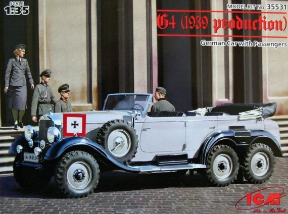 1/35 Daimler-Benz G4 (1939 production), German Car with 3 axles