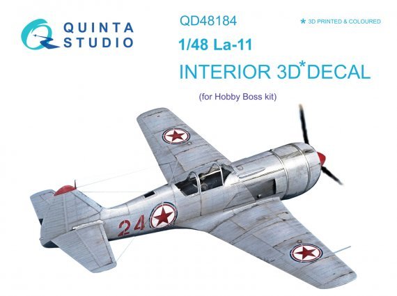 1/48 La-11 3D-Print & color Interior