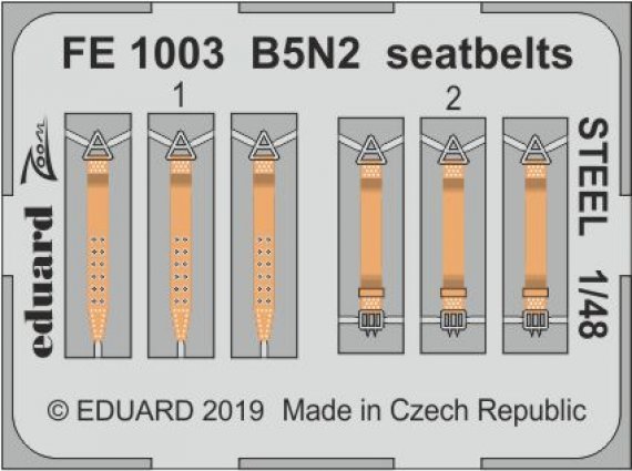 1/48 B5N2 seatbelts STEEL