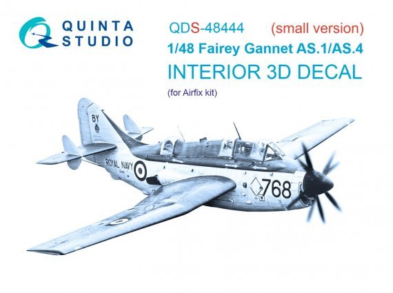 1/48 Fairey Gannet AS.1_AS.4 Interior Small version for Airfix
