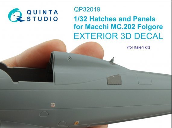 1/32 Hatches and Panels for Macchi Mc. 202 Folgore for Italeri