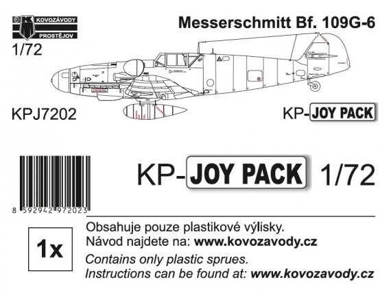 KP Bf 109G-6 1/72 Kit sans d�calcomanies ni notice
