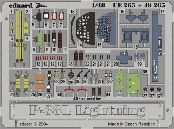 P-38L Lightning  (HAS)