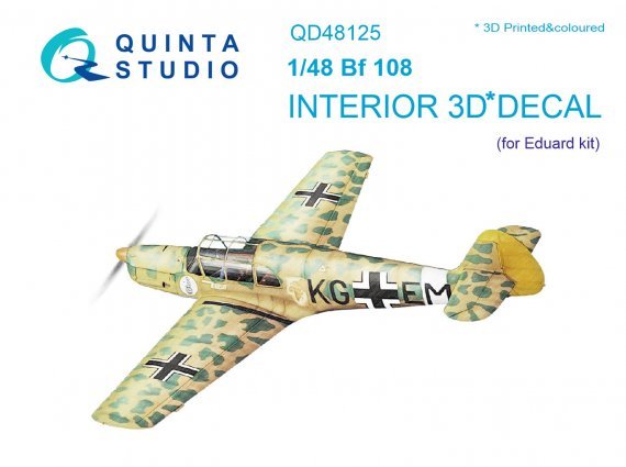 1/48 Bf 108 3D-Print & color Interior
