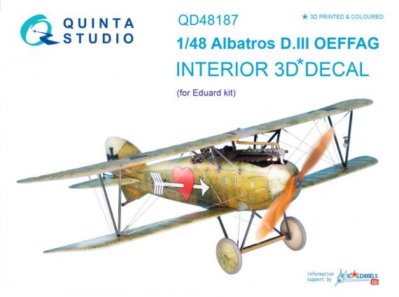 1/48 Albatros D.III OEFFAG 3D-Print & colour Interior