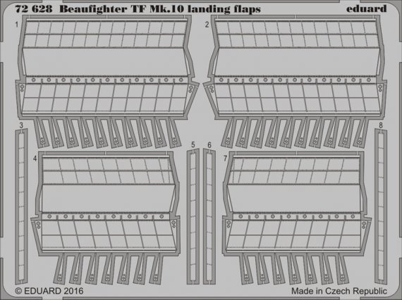 1/72 Bristol Beaufighter TF Mk.10 landing flaps