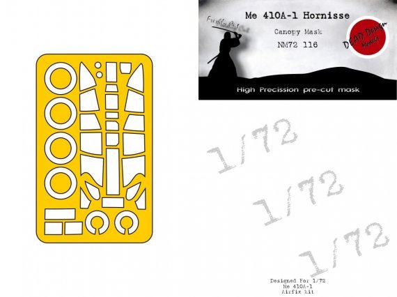 1/72 Messerschmitt Me-410A-1/U-2 & U4 mask for Airfix