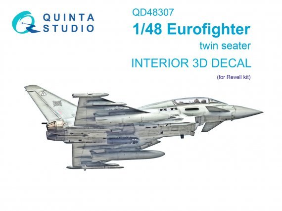 1/48 Eurofighter twin seater Interior for Revell