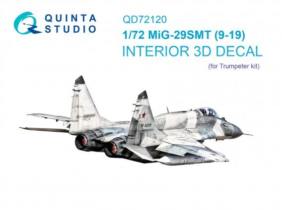 1/72 MiG-29SMT 9-19 Interior for Trumpeter
