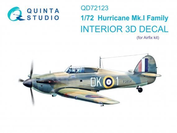 1/72 Hurricane Mk.I family Interior for Airfix