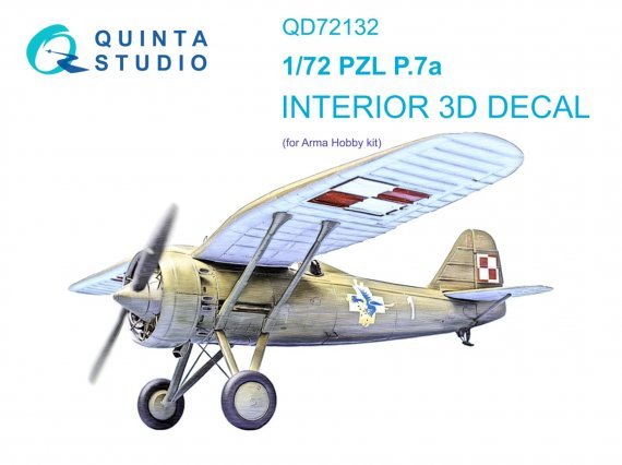 1/72 PZL P.7a Interior for Arma Hobby
