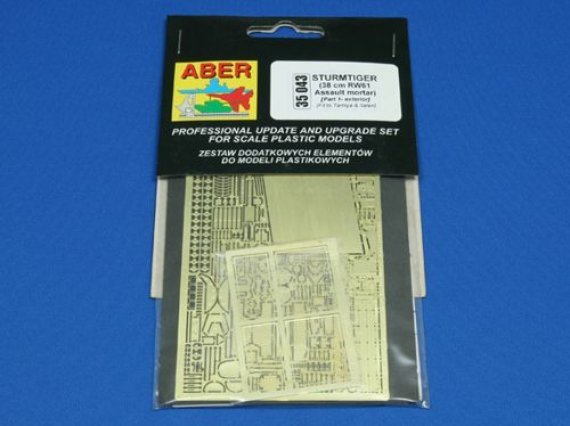 1/35 Sturmtiger 38cm Assault Mortar exterior for Tamiya