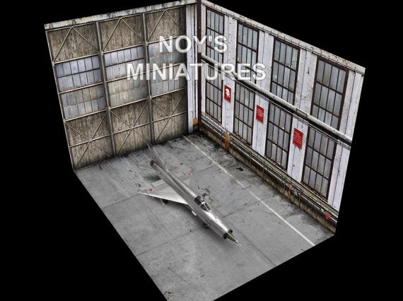 1/144 Item No. 144034 Soviet Fighter Hangar Set