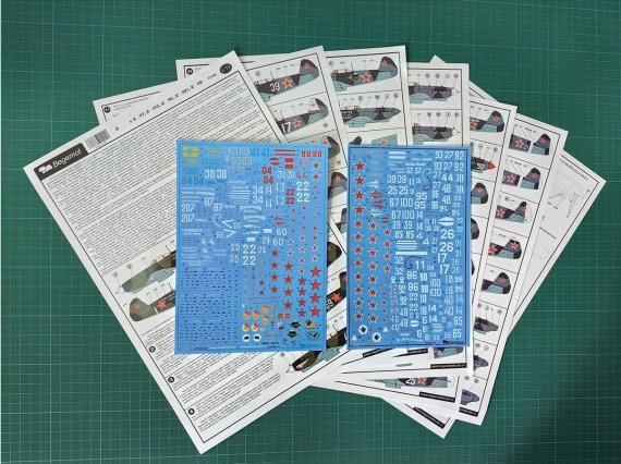 Begemot Decalcomanie Yakovlev Yak-9 1/72 84 Varianti