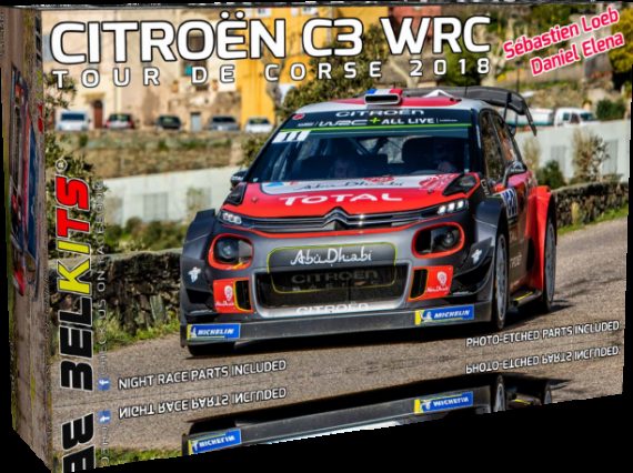 1/24 Citroen C3 Wrc Corsica 2018 S.Loeb