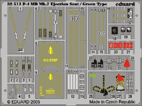 F-4 Phantom II ejection seat green