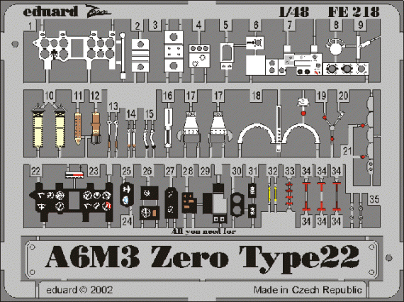 A6M3 Zero type 22  (HAS)