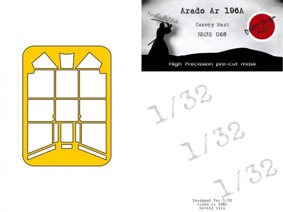 1/32 Arado Ar-196A-3 for Revell masks